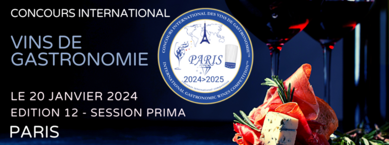 2024 - Concours International des Vins de Gastronomie - Paris